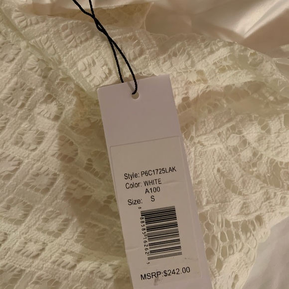 NWT Parker White Lace Halter Dress - Size Small - Picture 4 of 7